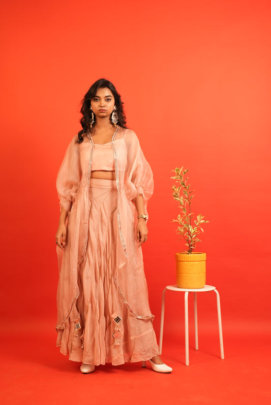 Multi- Style Wear Boho Cape Dress