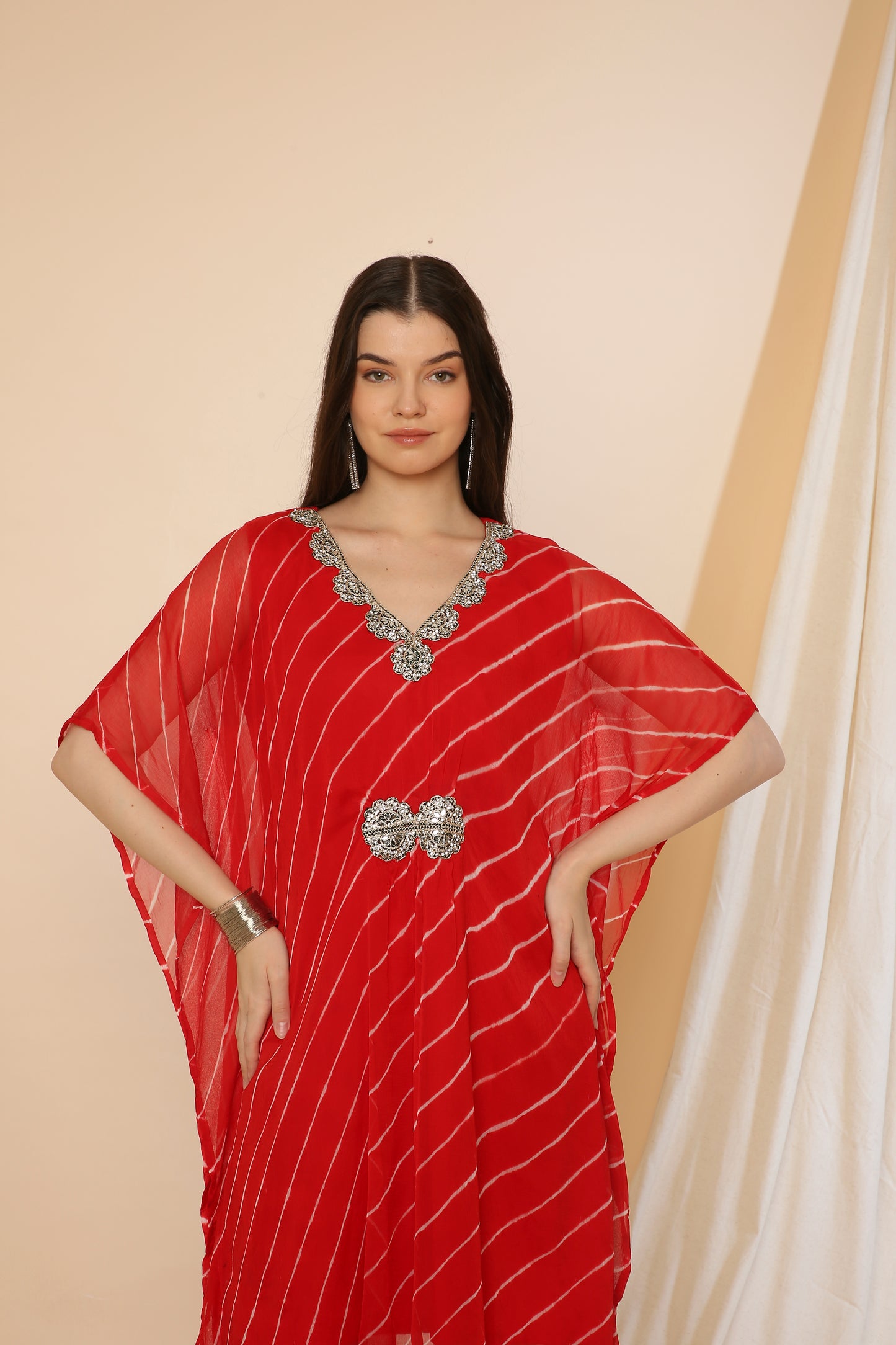 Pure Chiffon Kaftan Dress