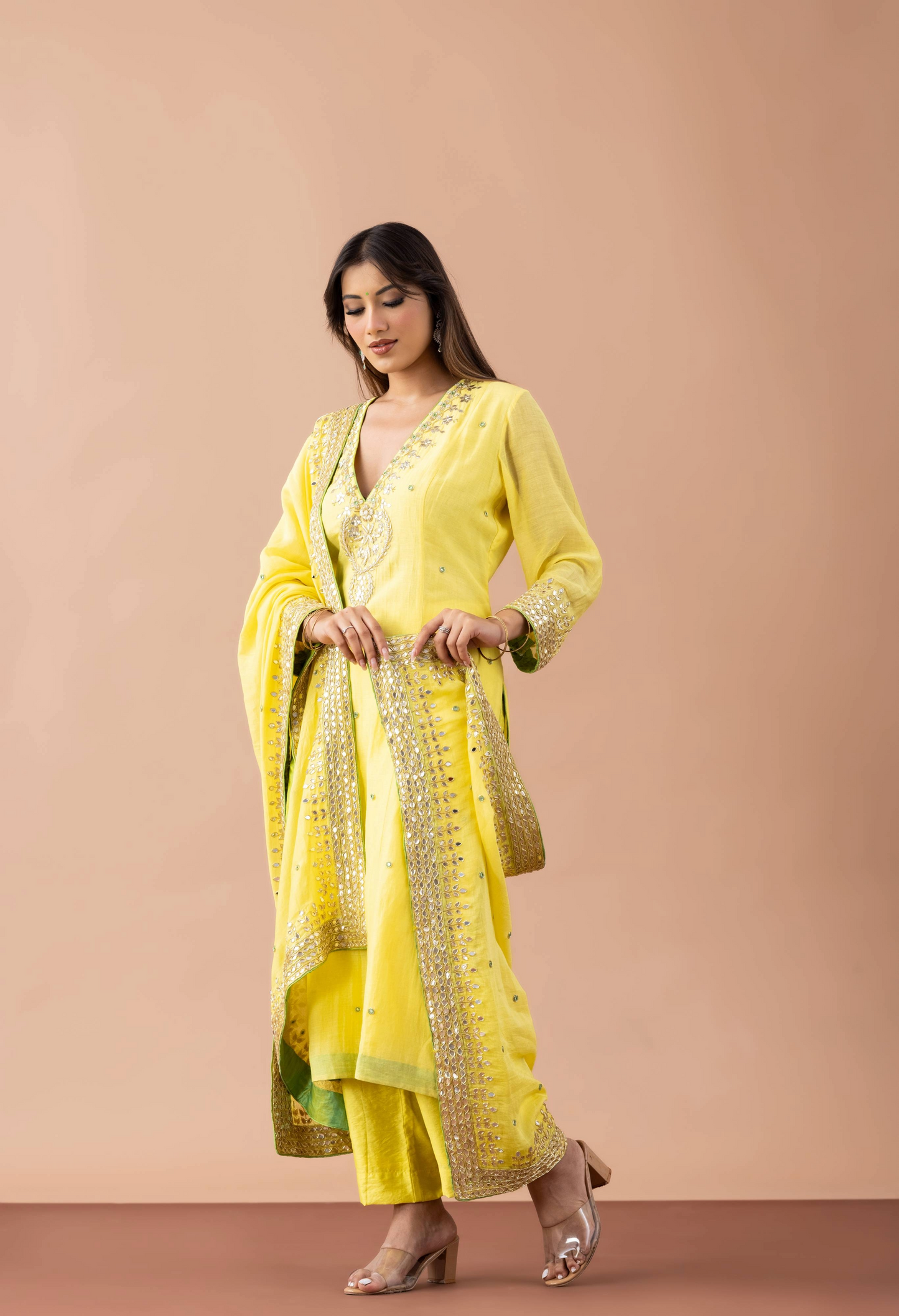 HALDI HUES KURTA SET