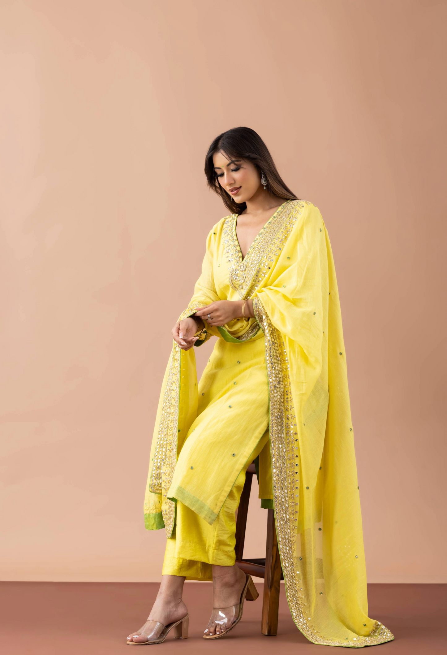 HALDI HUES KURTA SET