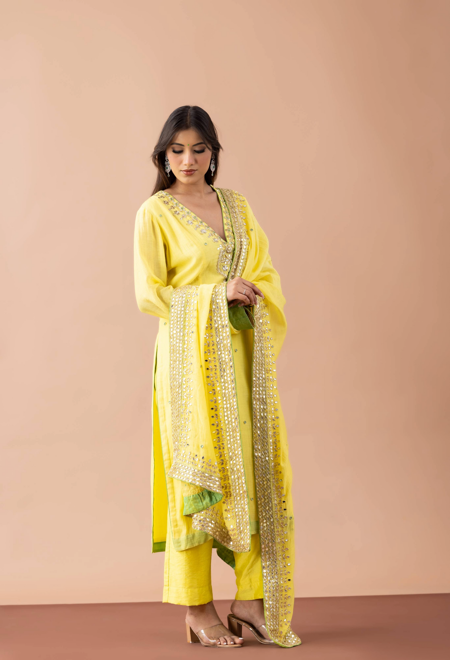 HALDI HUES KURTA SET